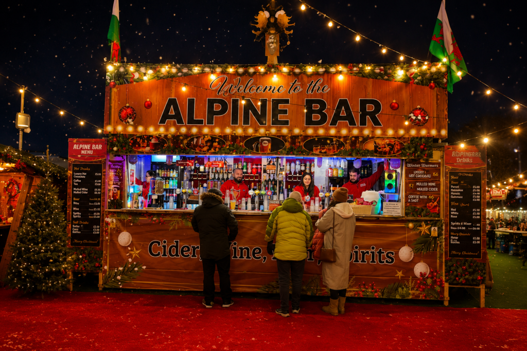 Festive Alpine Bar Christmas Market