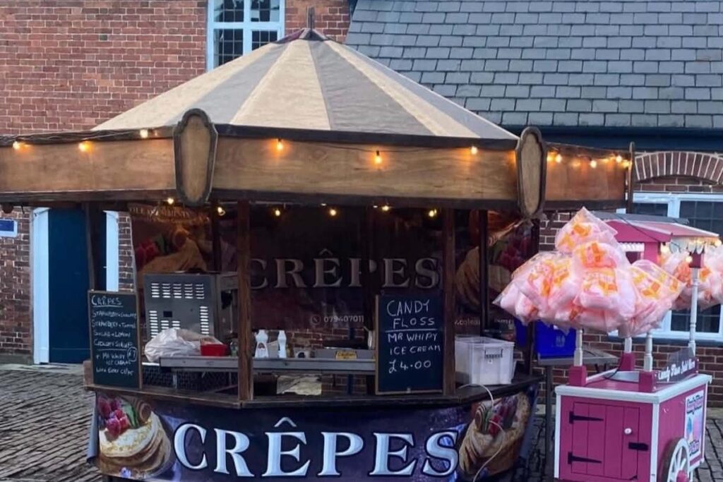 emc services crepes candy floss