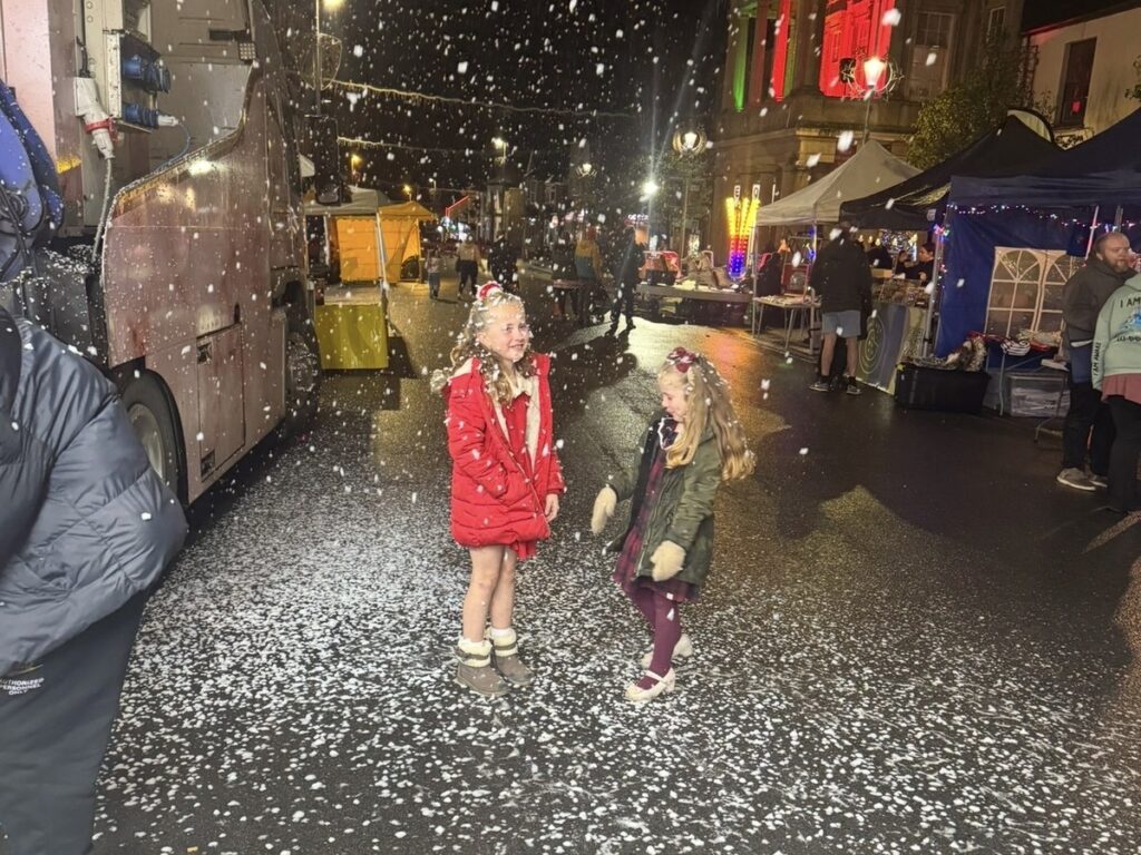 Christmas Events snowy christmas street
